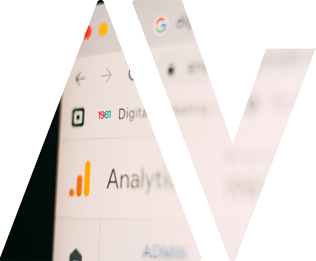 Appverx logo with analytics on Monitor in background